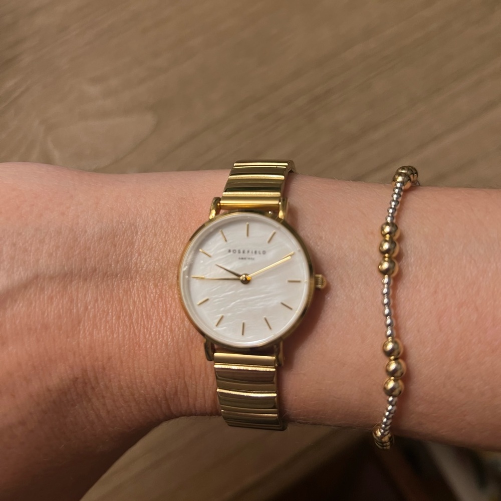 Rosefield Edit Gold Watch